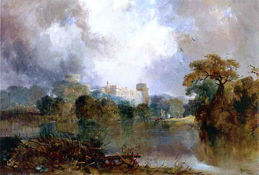 Thomas Moran Windsor Castle - Canvas Print