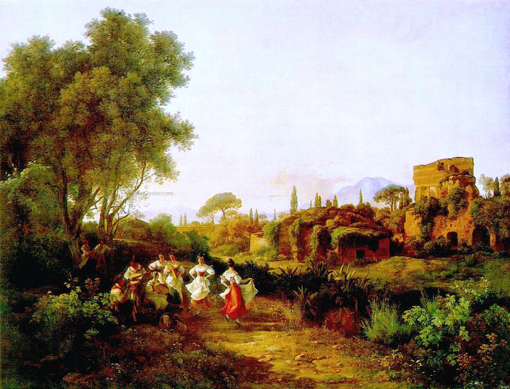 The Elder Karoly Marko Wine Harvest (Tarantella) - Canvas Print