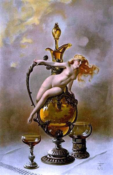 Luis Ricardo Falero Wine of Tokai - Canvas Print
