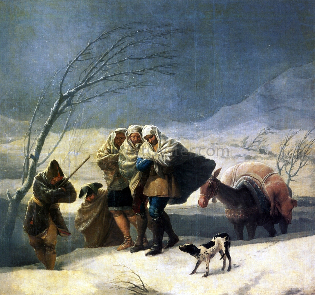 Francisco Jose de Goya Y Lucientes Winter - Canvas Print