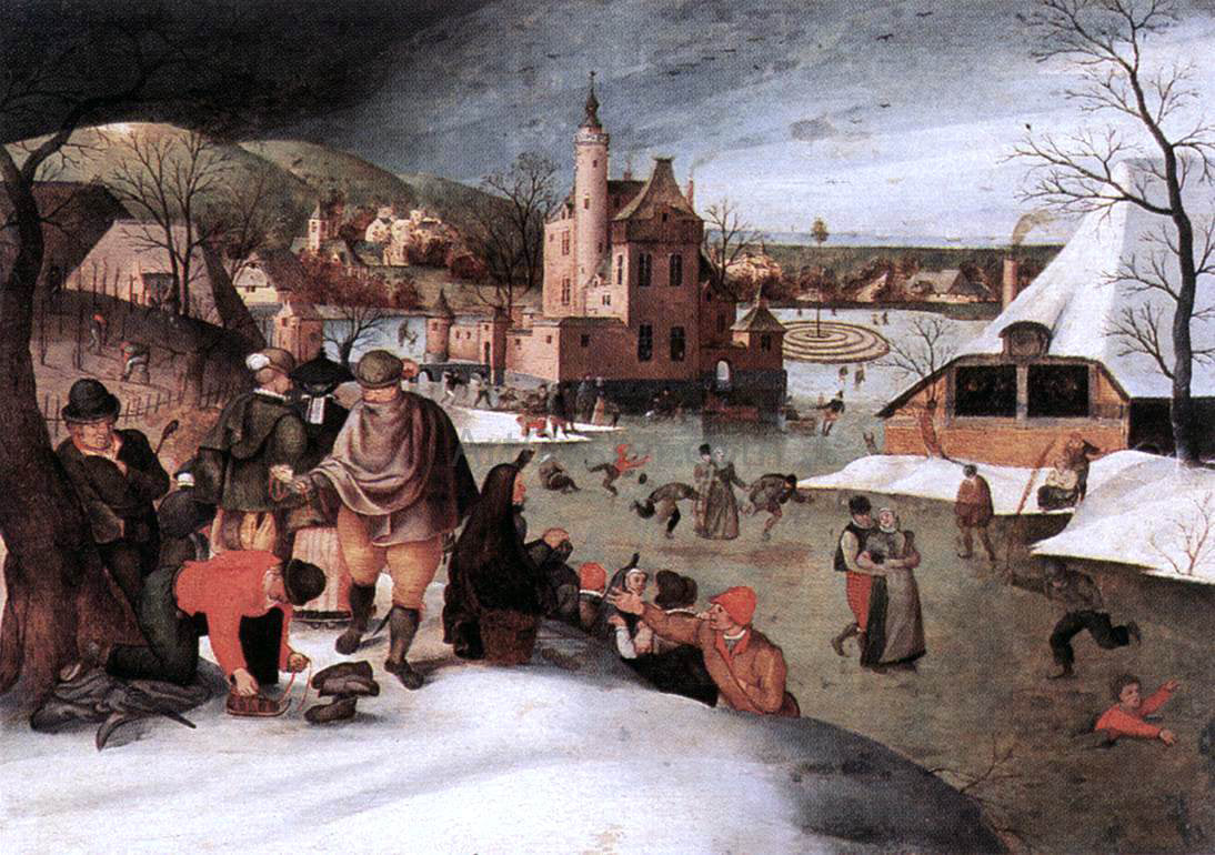 Abel Grimmer Winter - Canvas Print