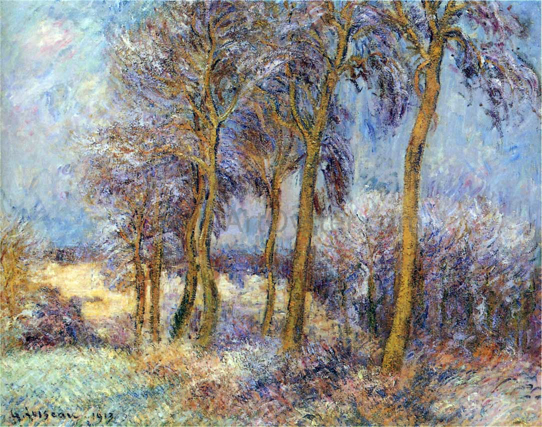 Gustave Loiseau Winter - Canvas Print