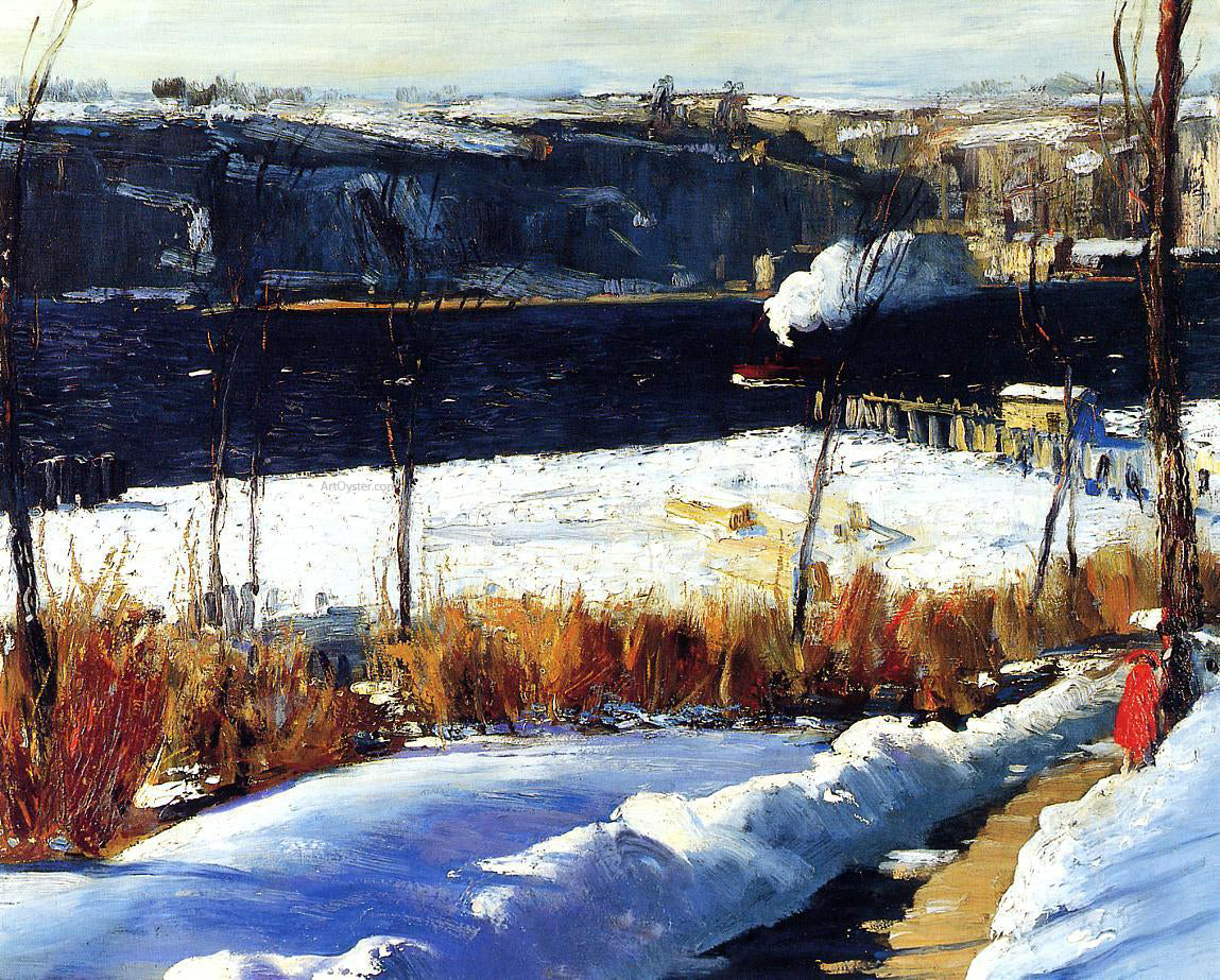 George Wesley Bellows Winter Afternoon - Canvas Print
