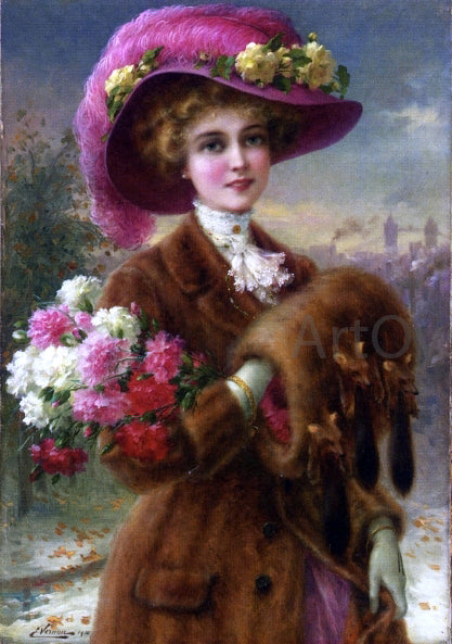 Emile Vernon Winter Beauty - Canvas Print