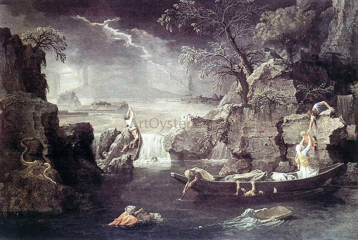 Nicolas Poussin Winter - Canvas Print