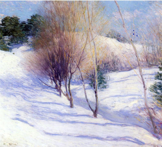 Willard Leroy Metcalf Winter in New Hampshire - Canvas Print