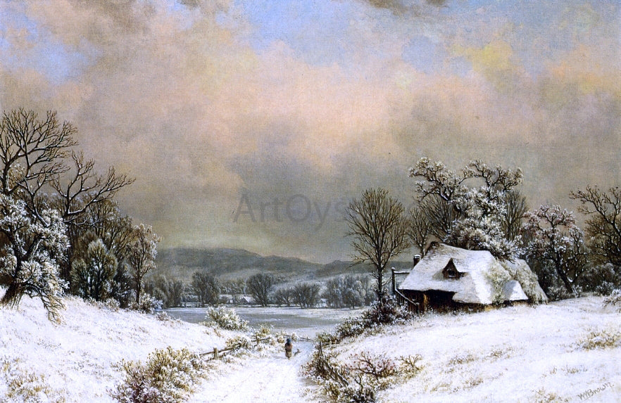 William Mason Brown Winter in the Country - Canvas Print