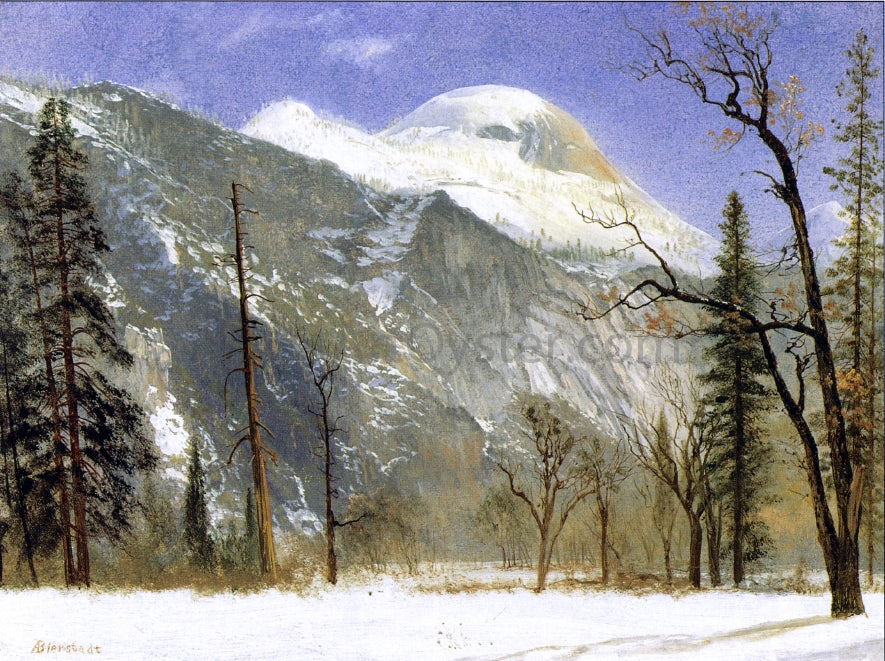 Albert Bierstadt Winter in Yosemite Valley - Canvas Print