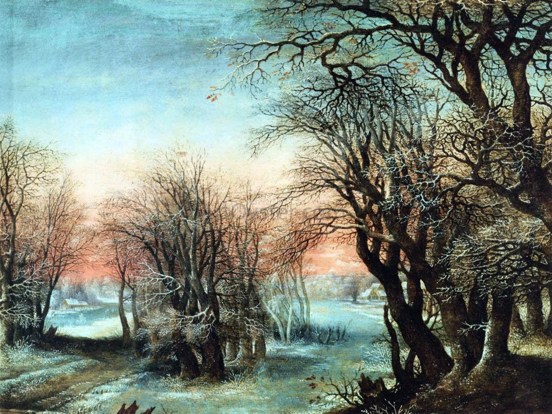 Denis Van Alsloot Winter Landscape - Canvas Print