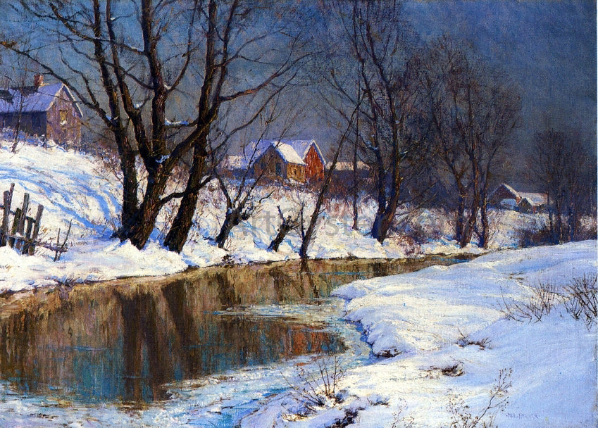 Walter Launt Palmer Winter Morning - Canvas Print