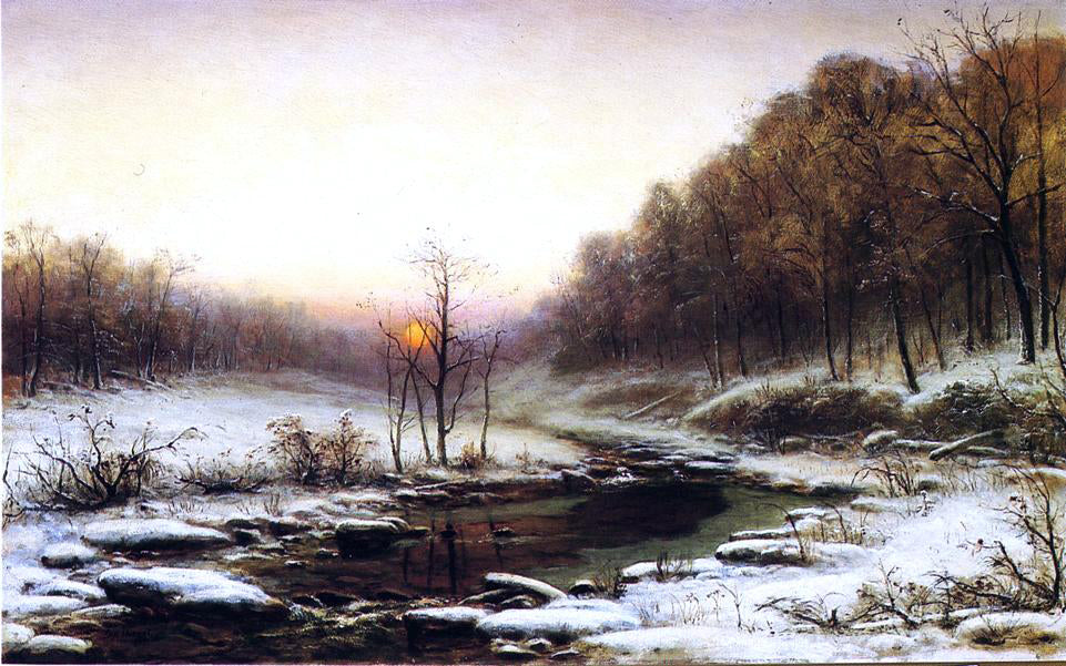George Hetzel Winter Morning - Canvas Print