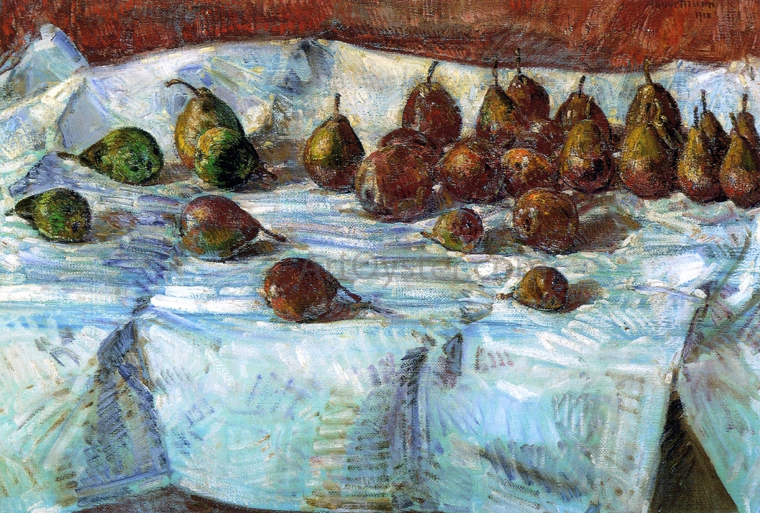 Frederick Childe Hassam Winter Sickle Pears - Canvas Print