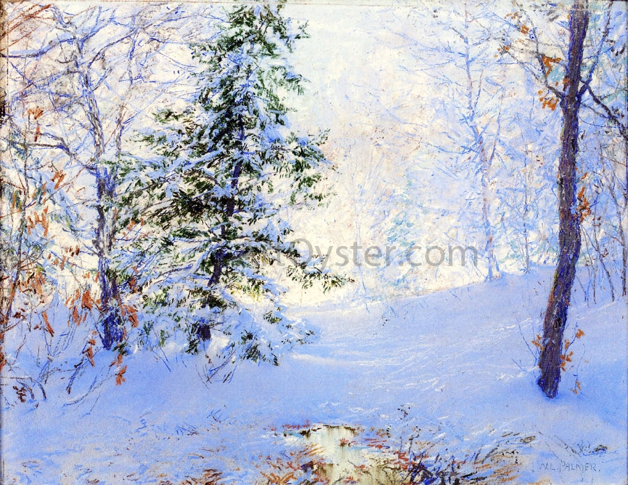 Walter Launt Palmer Winter Study - Canvas Print