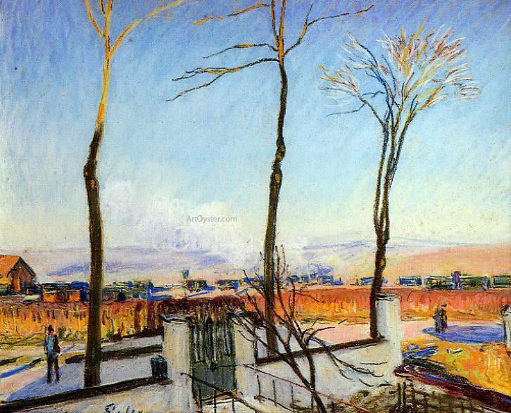 Alfred Sisley Winter Sun, Moret - Canvas Print