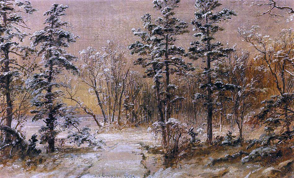 Jasper Francis Cropsey Winter Wonderland - Canvas Print
