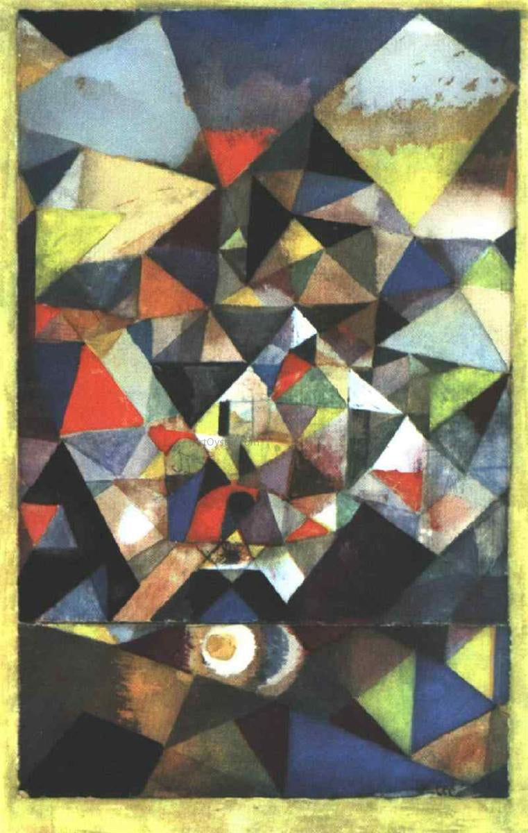 Paul Klee With the Egg - Canvas Print