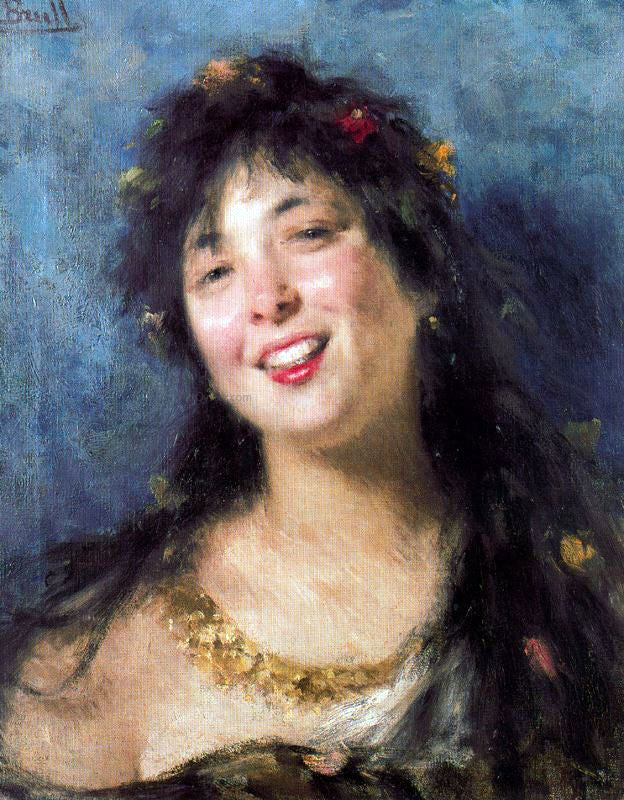 Joan Brull Vinyoles Woman - Canvas Print