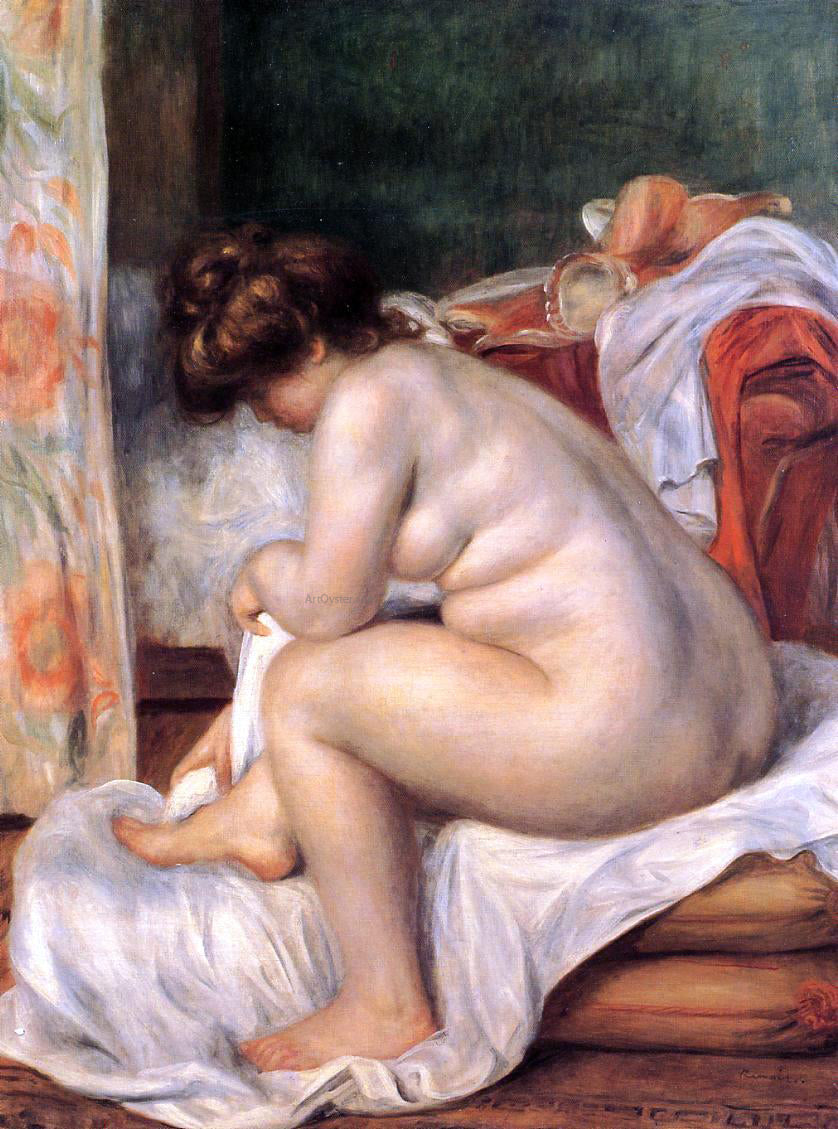 Pierre Auguste Renoir Woman After Bathing - Canvas Print