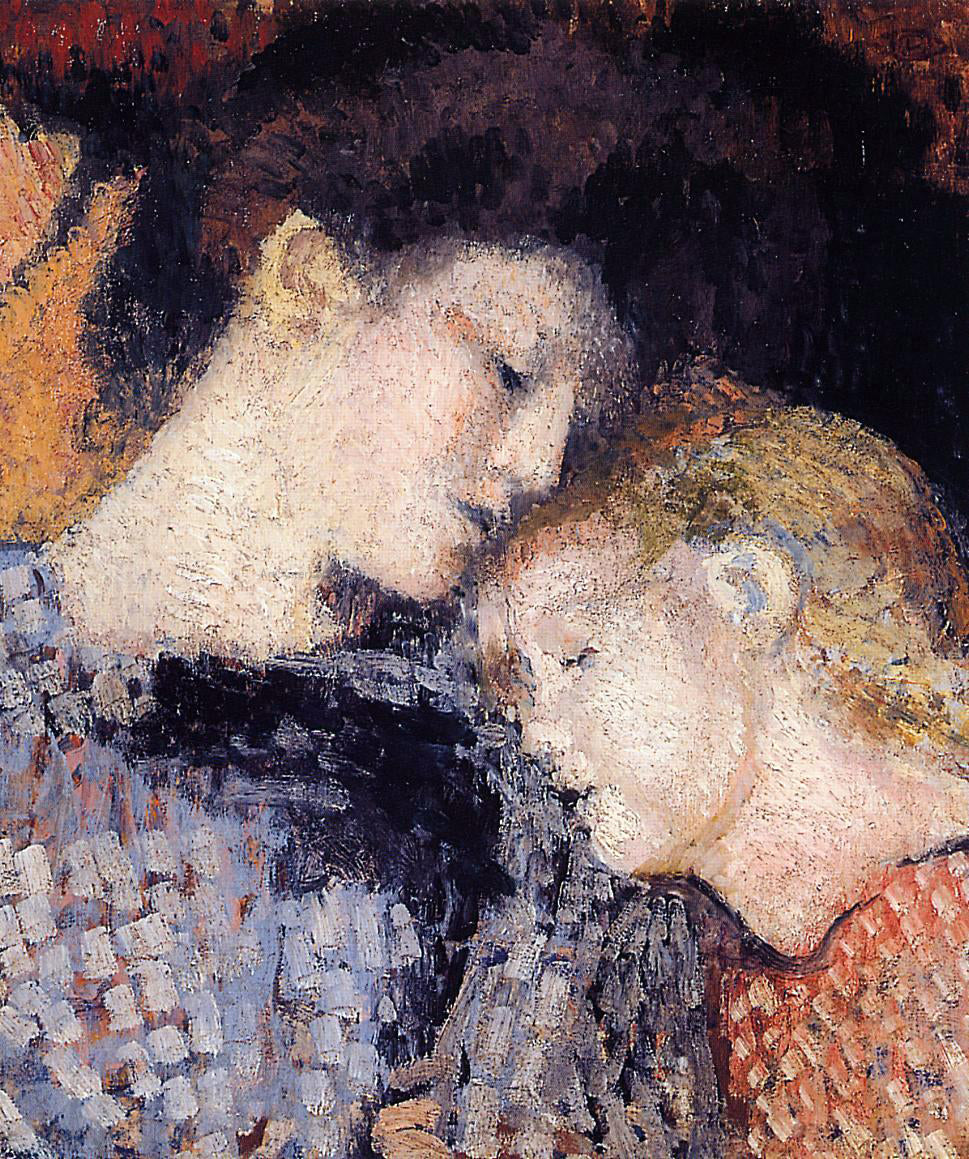 Georges Lemmen Woman and Child - Canvas Print
