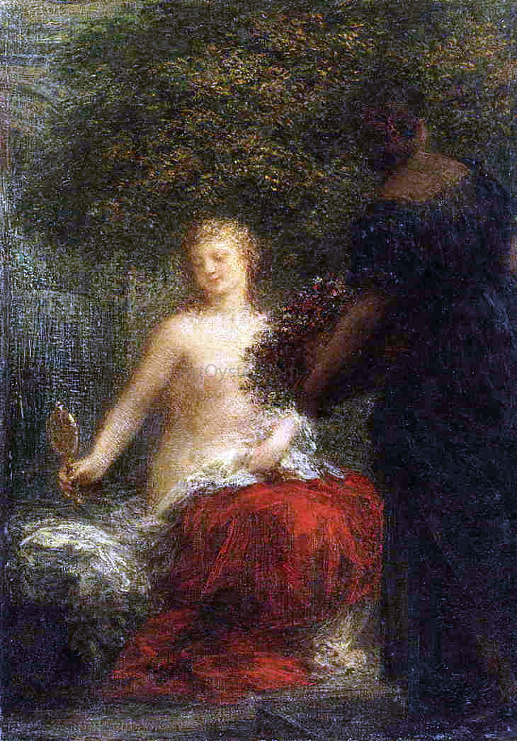 Henri Fantin-Latour Woman at Her Toilette - Canvas Print