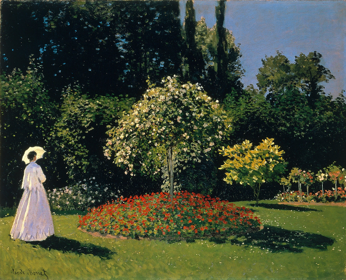 Claude Oscar Monet Woman in the Garden - Canvas Print