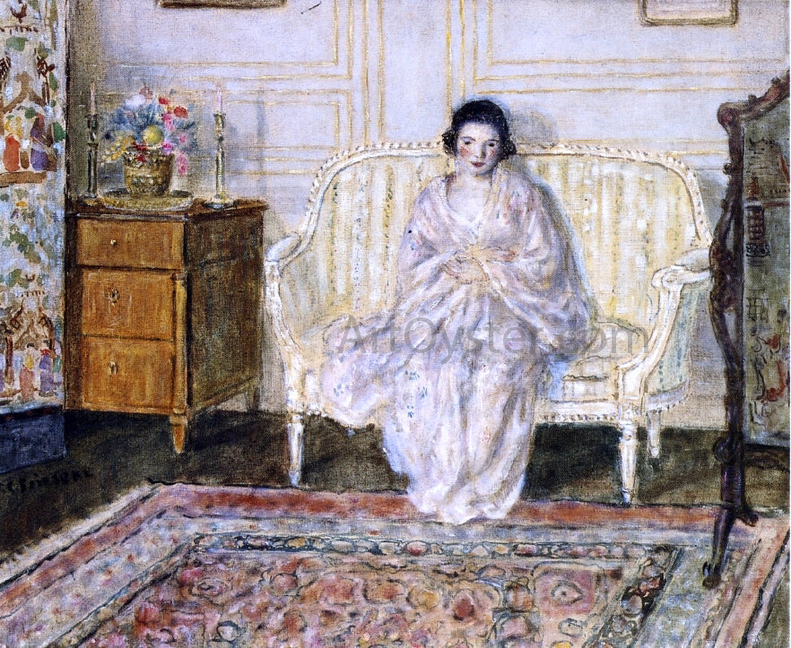 Frederick Carl Frieseke Woman in an Interior - Canvas Print