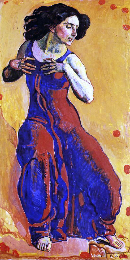 Ferdinand Hodler Woman in Ecstasy - Canvas Print