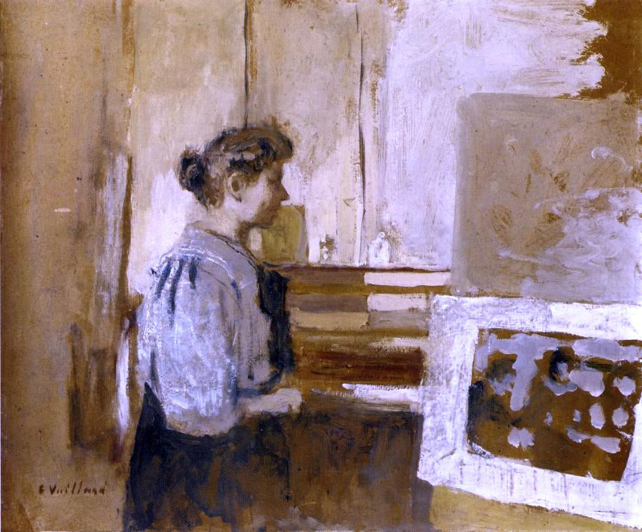 Edouard Vuillard Woman in the Studio - Canvas Print