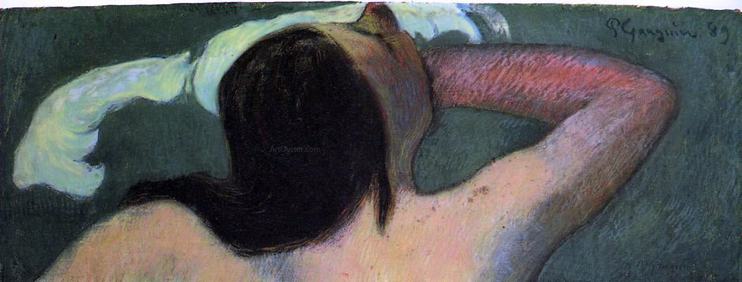 Paul Gauguin Woman in the Waves (also known as Ondine II) - Canvas Print