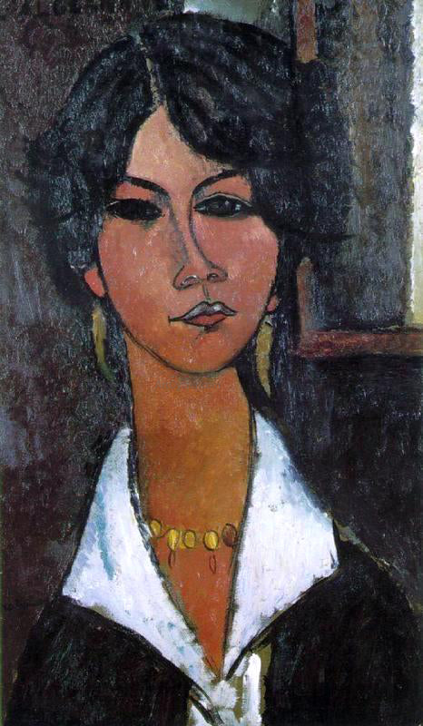 Amedeo Modigliani Woman of Algiers (also known as Almaisa) - Canvas Print