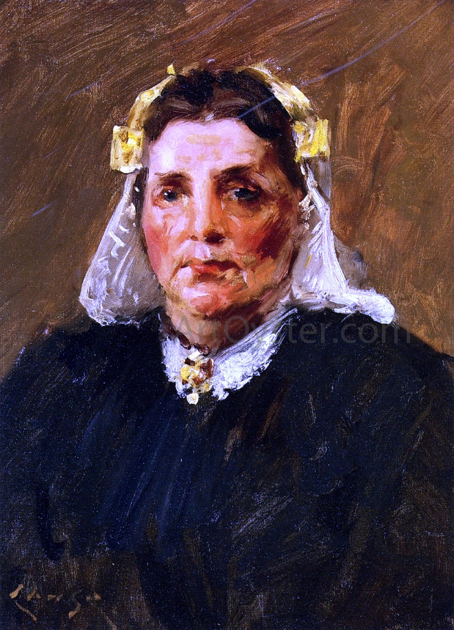 William Merritt Chase Woman of Holland - Canvas Print