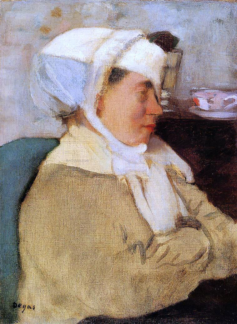 Edgar Degas Woman with a Bandage - Canvas Print