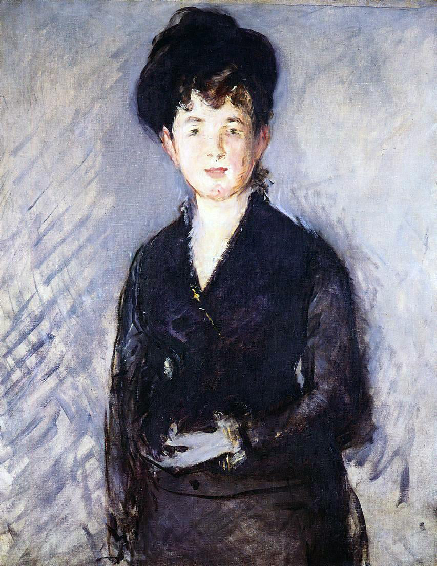 Edouard Manet Woman with a Gold Pin - Canvas Print