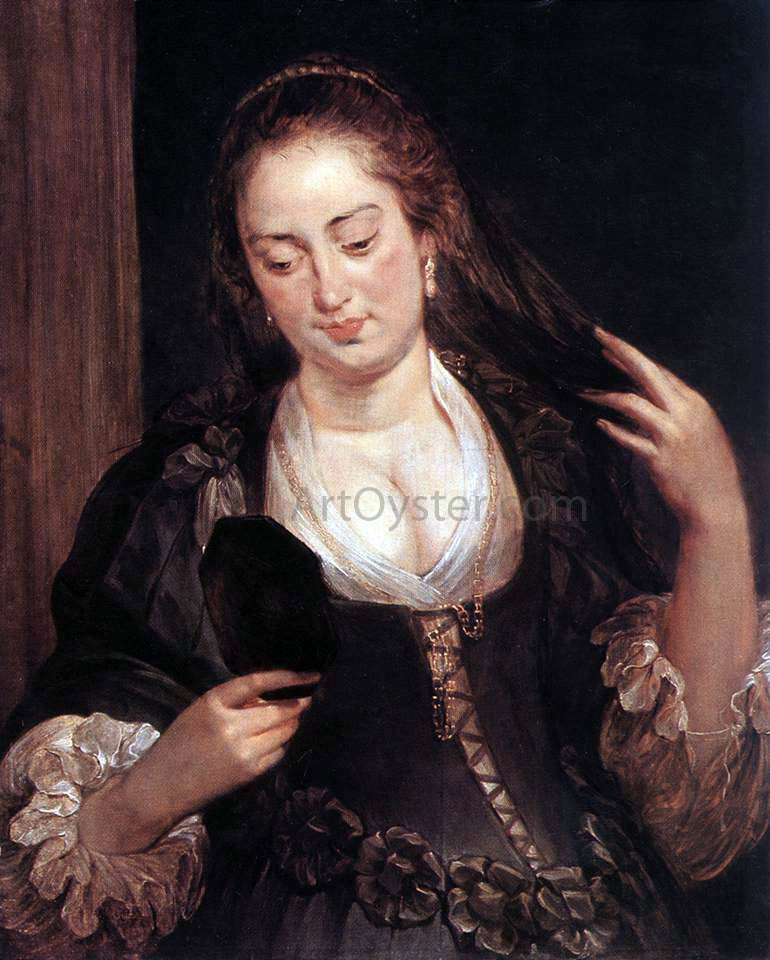 Peter Paul Rubens Woman with a Mirror - Canvas Print