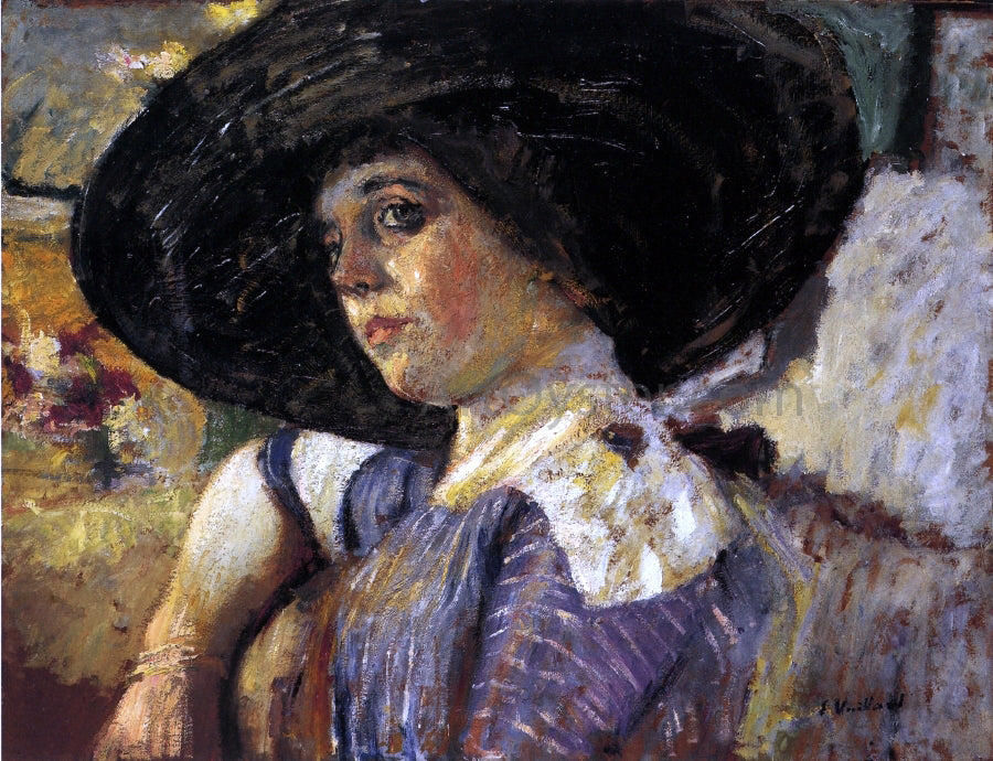 Edouard Vuillard Woman with Hat - Canvas Print