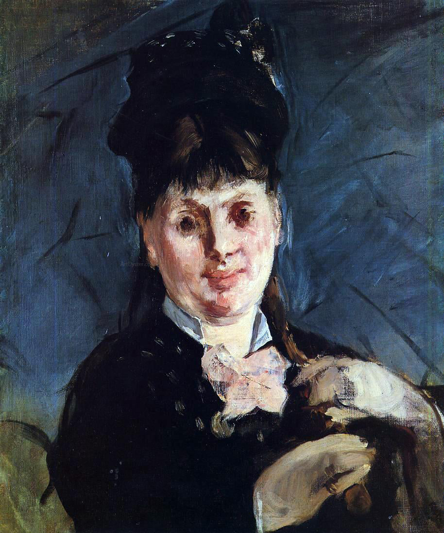 Edouard Manet Woman with Umbrella - Canvas Print