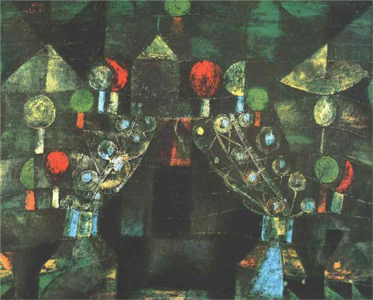 Paul Klee Women's Pavilion - Canvas Print