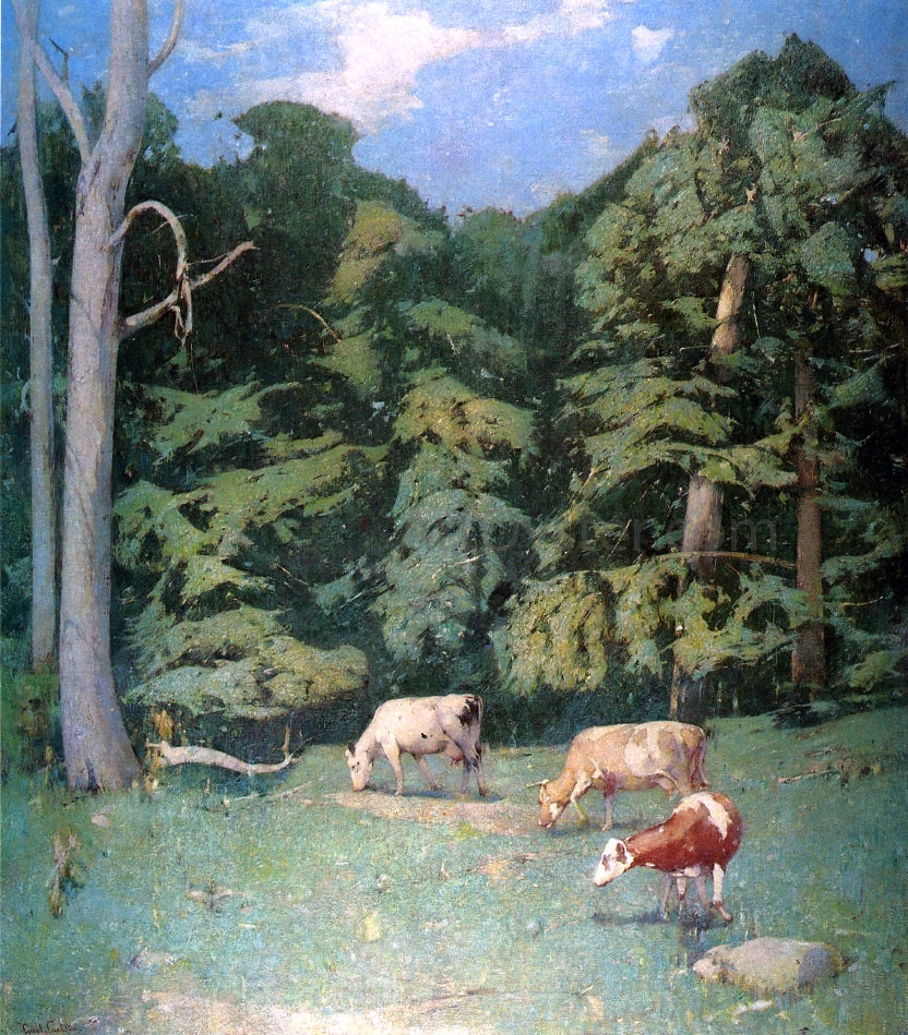 Emil Carlsen Wood Pasture - Canvas Print