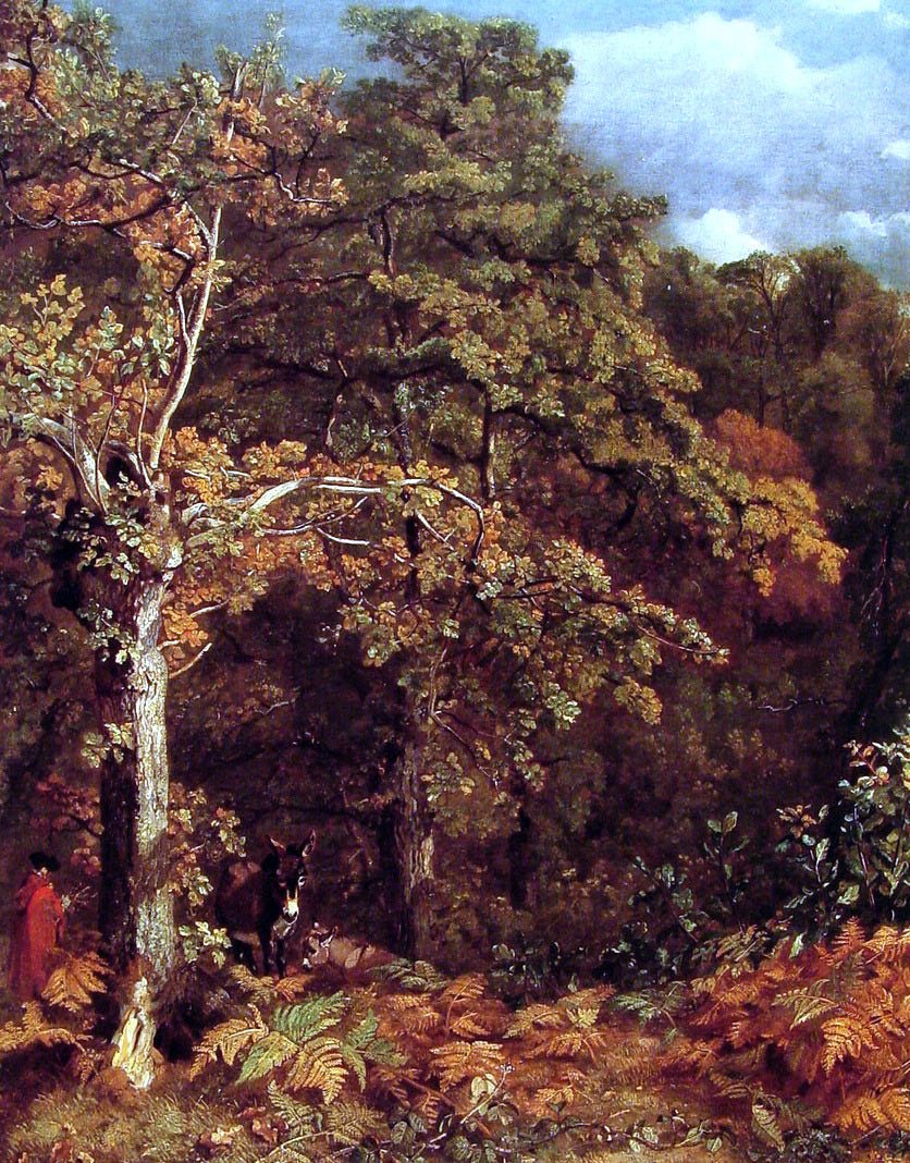 John Constable Wooded Landscape - Canvas Print
