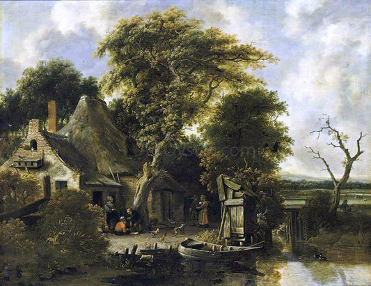 Salomon Rombouts Wooded Landscape - Canvas Print