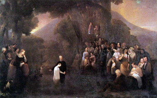 Henry Sanderson Woodland Baptism - Canvas Print