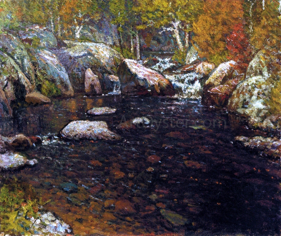 John Joseph Enneking Woodland Pool - Canvas Print