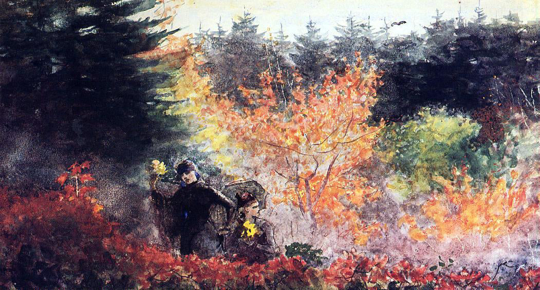 Winslow Homer Woods at Prout's Neck - Canvas Print