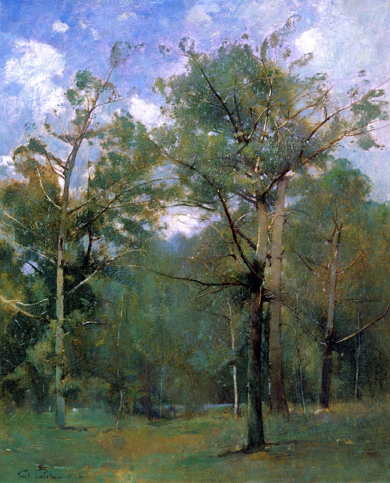 Emil Carlsen Woods - Canvas Print