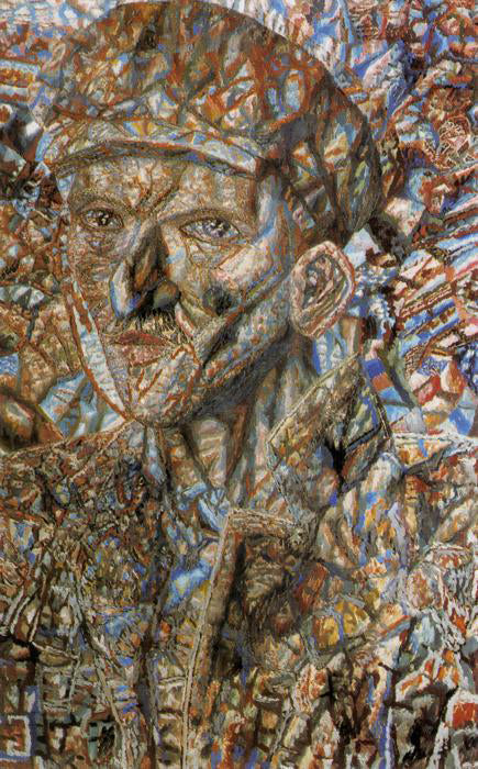 Pavel Filonov Worker in a Cap - Canvas Print