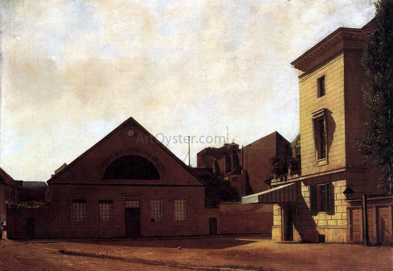 Eduard Gaertner Workshop of the Gropius Brothers - Canvas Print
