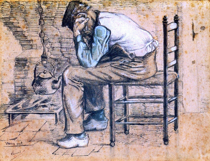 Vincent Van Gogh Worn Out - Canvas Print