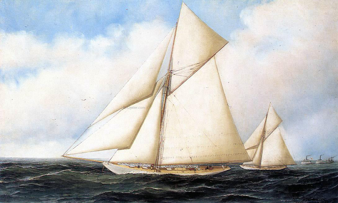 Antonio Jacobsen Yacht Race - Canvas Print