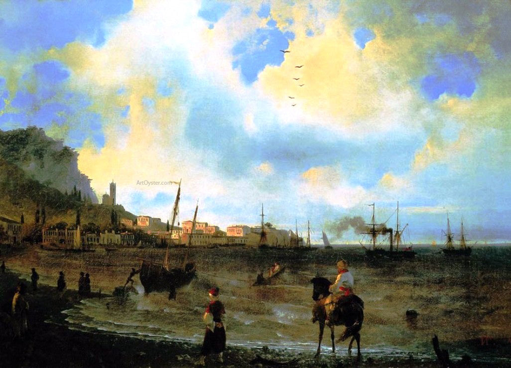 Ivan Constantinovich Aivazovsky Yalta - Canvas Print