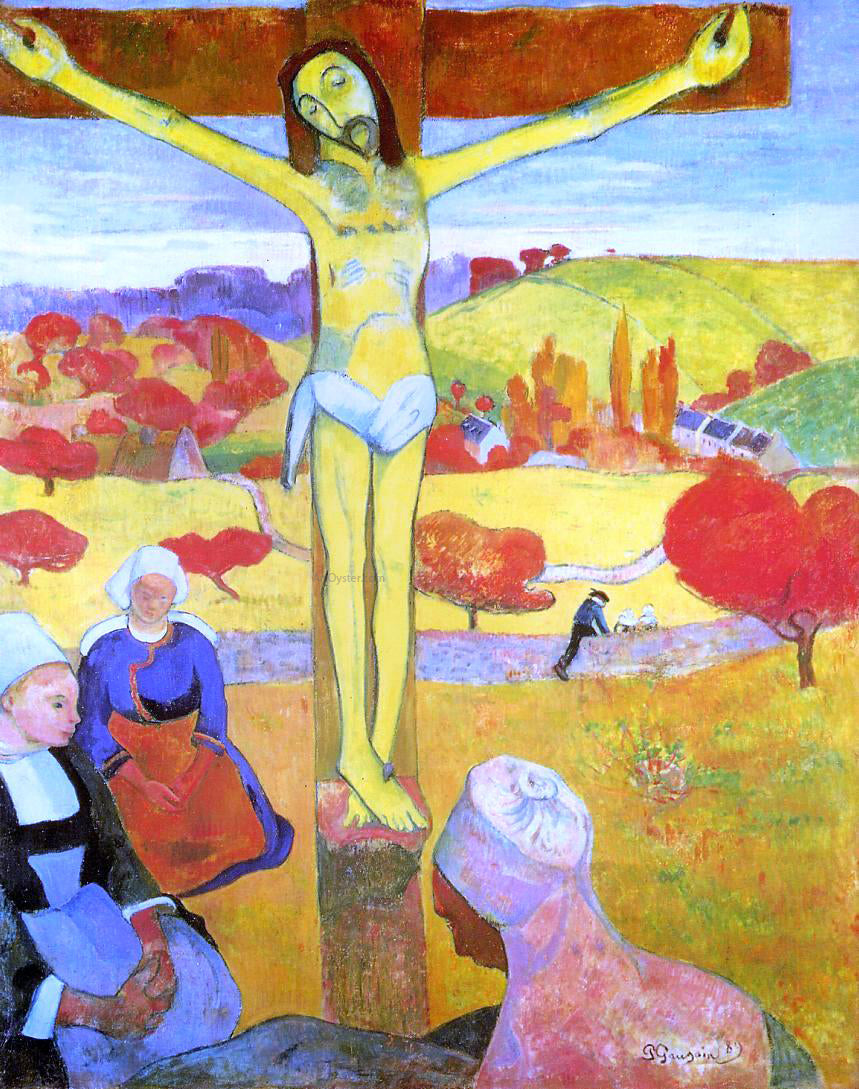 Paul Gauguin Yellow Christ - Canvas Print